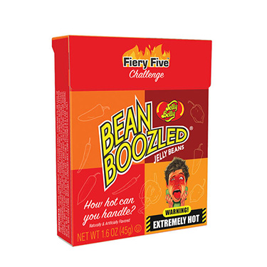 Jelly Belly BeanBoozled Fiery Five 1.6 oz 24 ct Flip Top Box