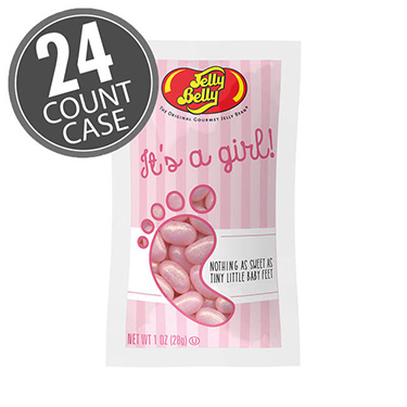 Jelly Belly Its A Girl Jelly Beans 1 oz Bag 24 Count Box