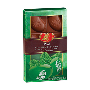 Jelly Belly Mint Filled Chocolate Bar 1.75oz 12 ct