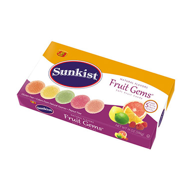 Jelly Belly Sunkist Fruit Gems 14 oz Gift Box