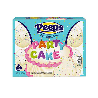 Just Born Easter Peeps Party Cake Marshmallow Chicks 3oz Box