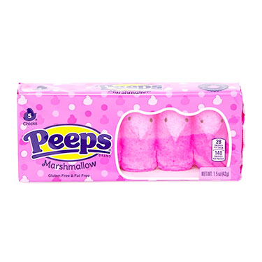 Just Born Easter Peeps Pink Chicks 1.5oz Box