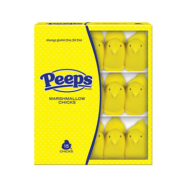 Peeps Easter Yellow Marshmallow Chicks 4.5oz Box