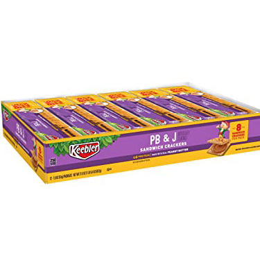 Keebler Peanut Butter N Jelly Crackers 12ct Box