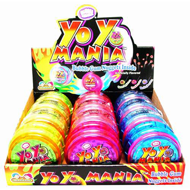 Kidsmania YoYo Mania Bubble Gum Nuggets 12ct Box