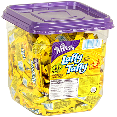 Laffy Taffy Mini Bananna 145ct Tub