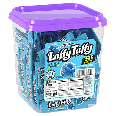 Laffy Taffy Mini Blue Raspberry 145ct Tub