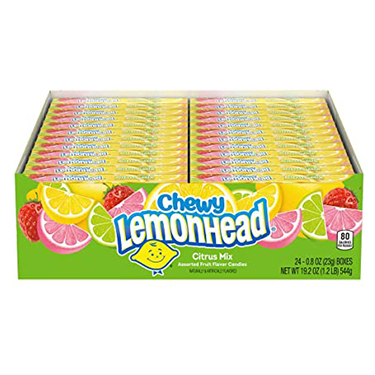 Lemonhead Chewy Citrus Mix 24ct Box