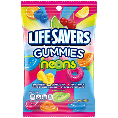 Life Savers Gummies Neons 7oz Bag