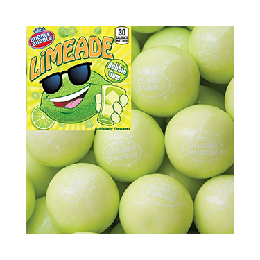 Dubble Bubble 1 Inch Gumballs Limeade 1lb