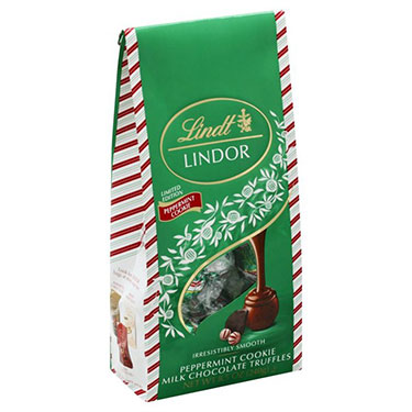 Lindt Christmas Holiday Peppermint Cookie 8.5oz Bag