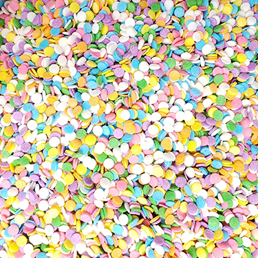 Mavalerio Pastel Sequin Shapes Sprinkles 1oz