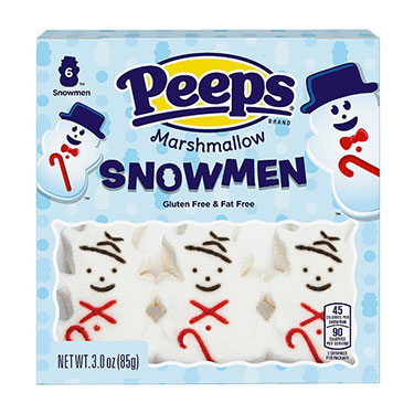 Peeps Marshmallow Snowmen 3oz 6ct