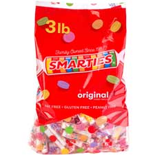 Smarties Original Candy Rolls 3lb Bag