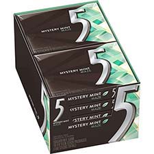 5 Gum Sweet Mint Maze Sugar Free Chewing Gum, 15 Sticks, 10 Pack