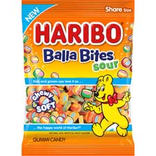 Haribo Sour Balla Bites 4.5oz Bag
