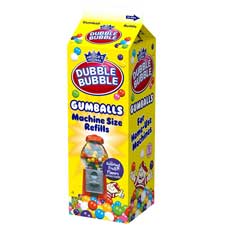 Dubble Bubble Assorted Gumballs Refill 20oz Carton