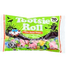 Tootsie Roll Halloween Fruit Chews Scary Sour 17.5oz Bag