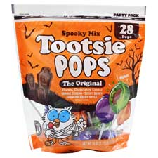 Tootsie Roll Halloween Pops 28ct 18oz Bag