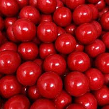 Dubble Bubble 1 Inch Gumballs Very Cherry Filled 1 lb