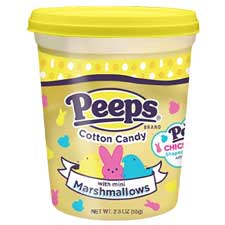 Thrive Easter Peeps Cotton Candy With Marbits 2.3oz Tub
