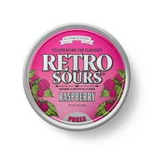 Retro Sours Raspberry 2.12oz Tin