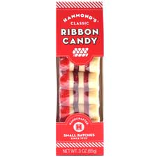 Hammonds Peppermint Ribbon Candy 3oz Box