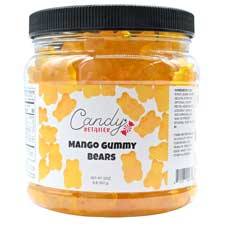 Candy Retailer Gummy Bears Mango 32oz Jar