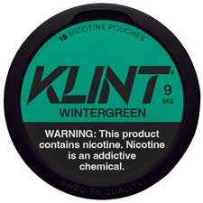 KLINT Nicotine Pouches Wintergreen 9mg 5ct