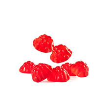 Albanese Red Gummi Raspberries 1lb