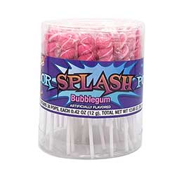 Alberts Color Splash Pops Bubblegum 30ct Tub