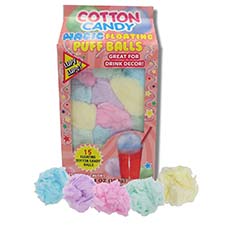 Alberts Cotton Candy Magic Floating Puff Balls 6.3oz Bag