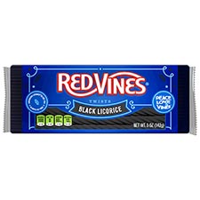 American Licorice Red Vines Black Licorice 5oz Tray