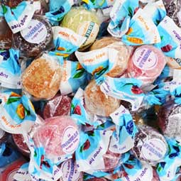 Bonelle Sugar-Free Fruit Jelly Candy, Individually Wrapped, Vegan, Gluten-Free 2 Lb