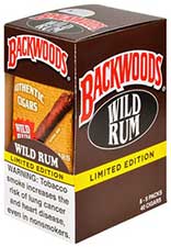 Backwoods Cigars Wild Rum 8 Packs of 5