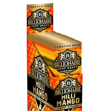 Billionaire Hemp Wraps Milli Mango 25 Packs of 2