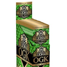 Billionaire Hemp Wraps OGK 25 Packs of 2