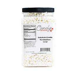 Candy Retailer Dehydrated Vanilla Marshmallows 13oz Jar