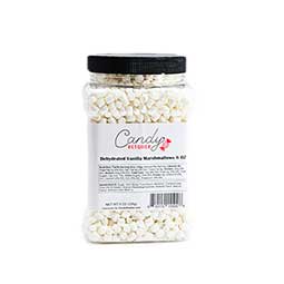 Candy Retailer Dehydrated Vanilla Marshmallows 8oz Jar