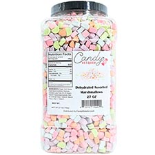Candy Retailer Dehydrated Assorted Marshmallows 27oz