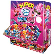 Charms Super Blow Pop Bursting Berry 100ct Box