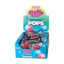 Charms Fluffy Stuff Cotton Candy Pops 48ct Box