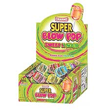 Charms Super Blow Pop Sweet n Sour 48ct Box