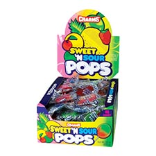 Charms Sweet N Sour Pops 48ct Box