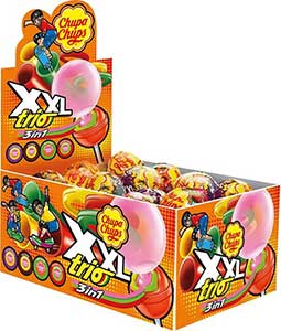 Chupa Chups Lollipops XXL Trio 48ct Box
