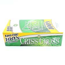 Criss Cross Cigarette Tubes Menthol 100s 200ct