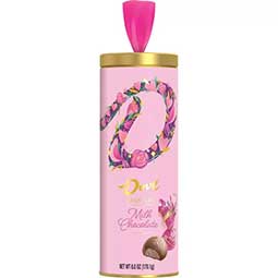 Dove Milk Chocolate Valentines Truffle Tube 6oz