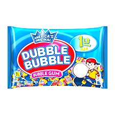 Dubble Bubble Bubble Gum Twist Wrap Original 1 Lb Bag