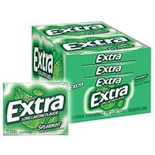 Extra Spearmint Sugar Free Gum 10ct Box