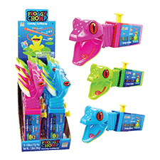 Kidsmania Froggy Chomp Candy Lollipop 12ct Box